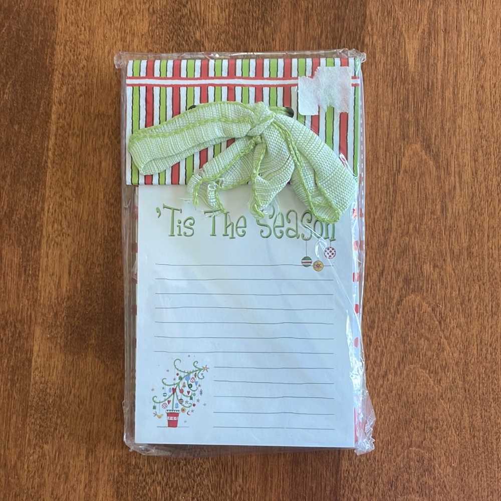 NWT/NIB: 'Tis the Season Holiday Notepad Gift Set